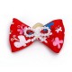 Accesorios para mascotas bowknot con banda de goma l3.8*2.5cm rosa/rosa/rojo/azul