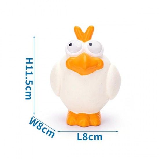 Juguetes de látex vaca/pájaro/pollo l11.5*w7*h7cm/l14*w7*h7cm/l11.5*w8*h8cm