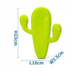 Juguetes de látex cactus l23*w18*h3.5cm verde