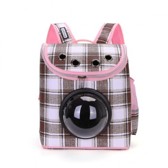 Bolsa de espacio para mascotas l32*w20*h38cm rosa y negro