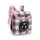 Bolsa de espacio para mascotas l32*w20*h38cm rosa y negro