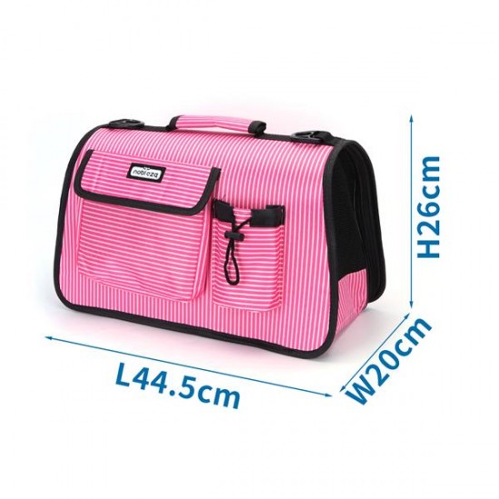 Bolsa para mascotas w44.5*h26*d20cm rosa