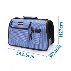 Bolsa para mascotas w53.5*h27*d23cm azul