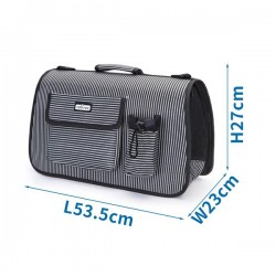 Bolsa para mascotas w53.5*h27*d23cm negro