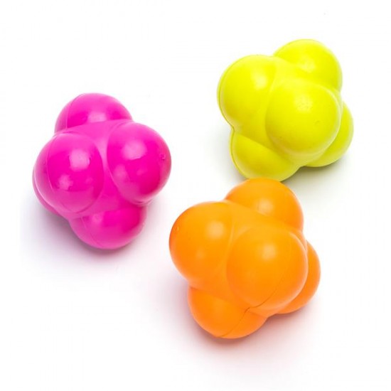 Juguetes de goma bola de seis ángulos l6.8cm