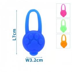 Led silica gel pet safety light l7*3.2cm