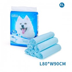 Almohadilla para mascotas l80*w90cm blanco&azul 10pcs/bag