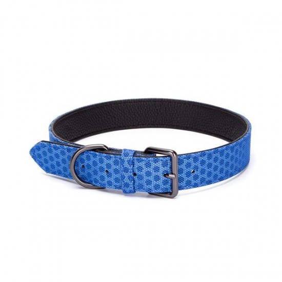 Reflectante pu collar de perro w2.5*l55cm