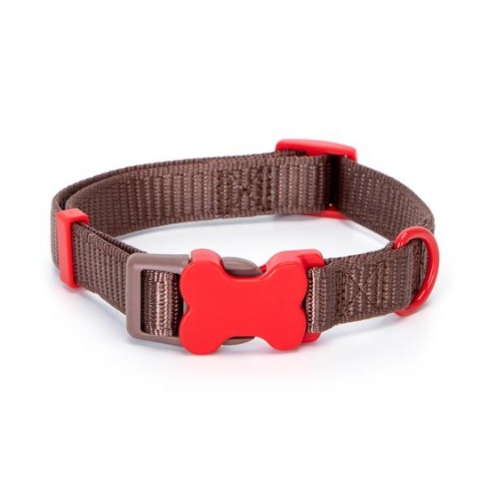 Nylon de color collar de perro w2.0 * l30-50cm