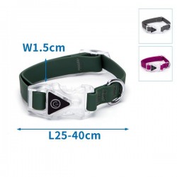 Collares led para perros w1.5*l25-40cm