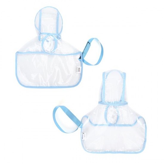 Chubasquero transparente con velcro l25cm/l30cm/l35cm/l40cm/l45cm