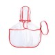 Chubasquero transparente con velcro l25cm/l30cm/l35cm/l40cm/l45cm