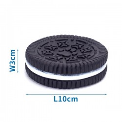 Galletas de vinilo l10*w3cm negro