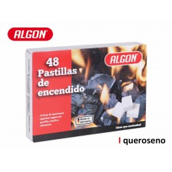 Pastilla encender fuego 48pcs algon