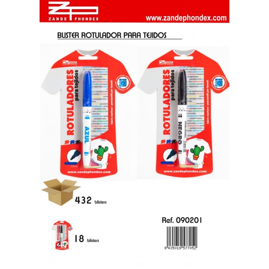 B/ 1 rotulador para tejido